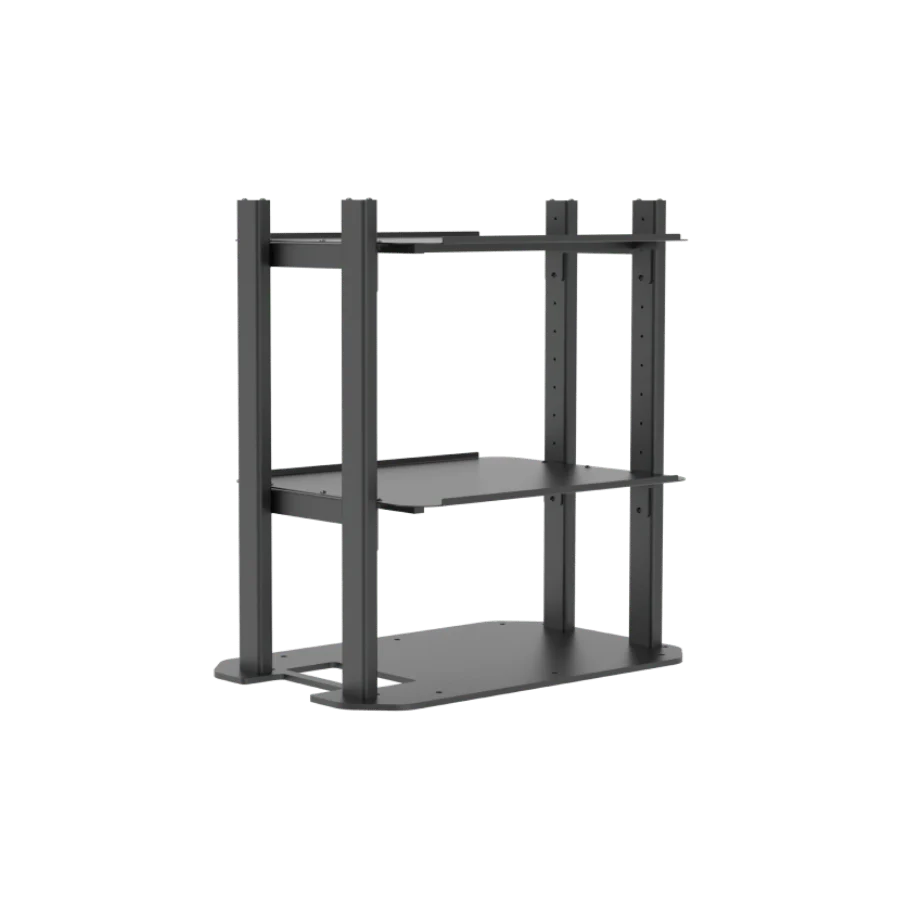 Pudu T300 Tablett Komponenten 2 Ablagen 62x50cm Schwarz